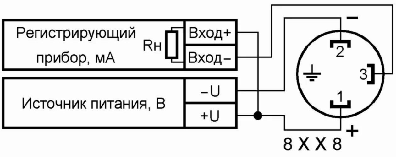 Подключение tht03c 4 20ma 408-ДИ, 408-ДВ, 408-ДИВ, 408-ДА, 408-ДГ, 408-Ех Датчики давления / № 16557-03. Ц