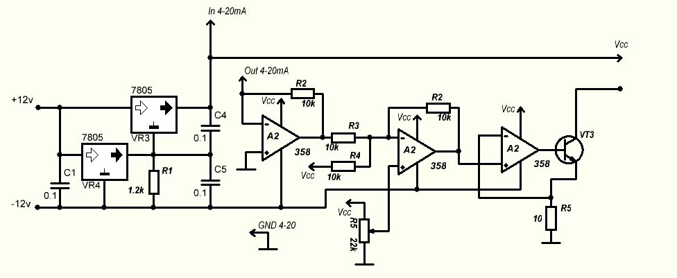 Подключение токовая петля 4 20 ма То́ковая петля́ 4-20mA - Дайте схему! - Форум по радиоэлектронике