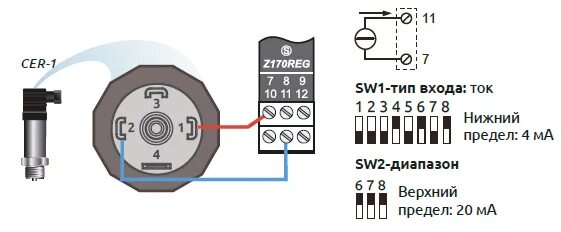 Подключение токового датчика 4 20 Z170REG: разветвитель сигналов с гальванической развязкой Seneca. КИП-Сервис: пр