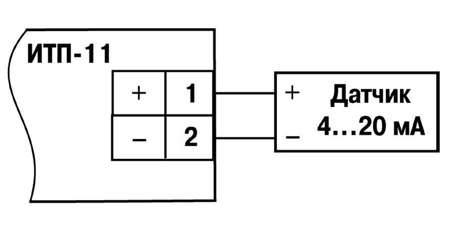 Подключение токового датчика 4 20 ИТП-11 индикатор токовой петли
