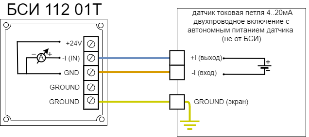 Подключение токовой петли 4 20 Токовый выход 4-20mA