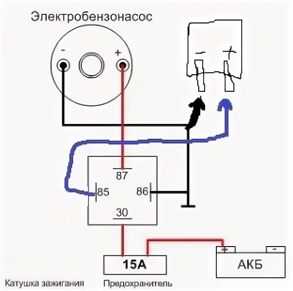 Подключение топливного насоса низкого давления Электробензонасос низкого давления на МОСКВИЧ 2141 - Москвич 2141, 1,8 л, 1991 г