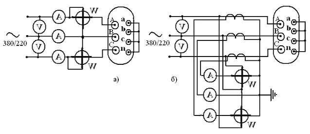 Подключение трансформатора 220 36 схема подключения 4.5. Измерение тока и потерь активной мощности холостого хода (XX)