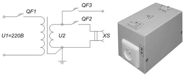 Подключение трансформатора 220 36 схема подключения Как подключить понижающий трансформатор 220 36 или 12 Вольт