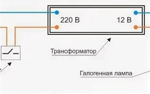 Подключение трансформатора через лампочку Трансформатор 220 на 12 вольт для светодиодных ламп схема подключения Два основн