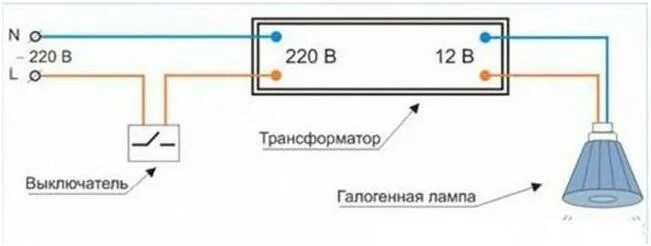 Подключение трансформатора через лампочку Трансформаторы для галогенных ламп - выбор и подключние