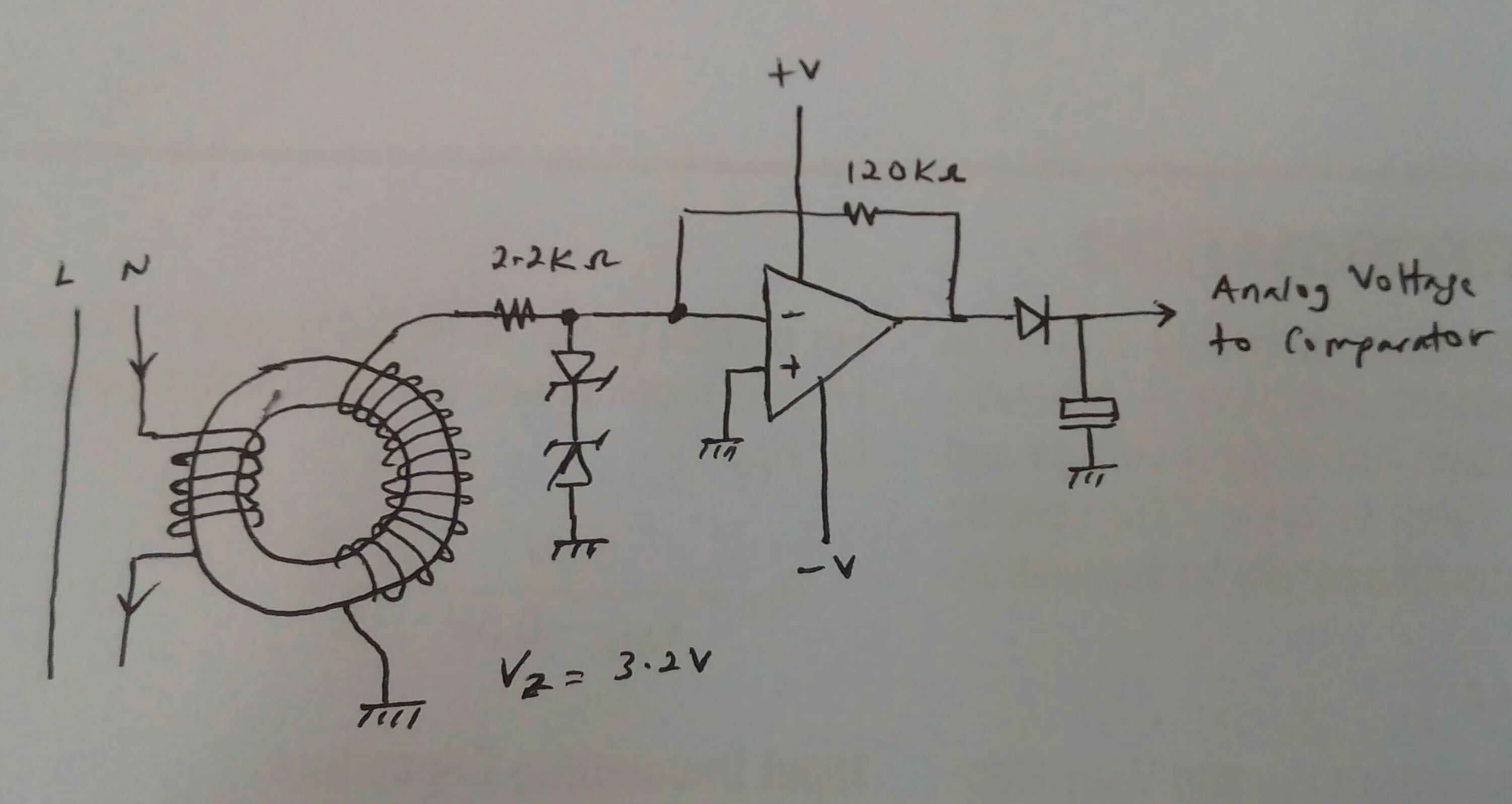 Подключение трансформаторного датчика тока microcontroller - How to design an AC current detection switch? - Electrical Eng