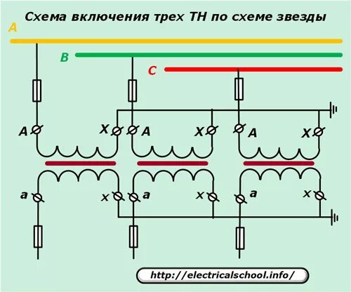 Подключение трансформаторов напряжения 10 кв Измерительные трансформаторы напряжения в схемах релейной защиты и автоматики