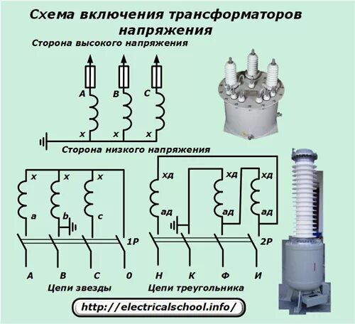 Подключение трансформаторов напряжения 10 кв Измерительные трансформаторы напряжения в схемах релейной защиты и автоматики