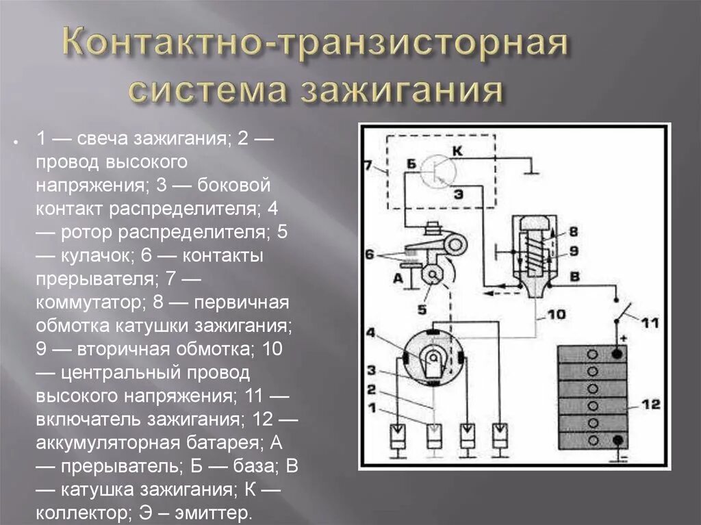 Подключение транзисторного зажигания Характеристики систем зажигания: найдено 90 изображений