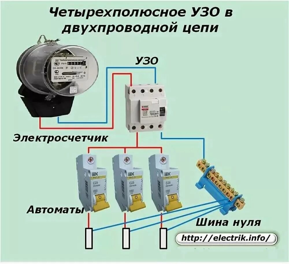 Подключение трехфазного автомата к однофазной сети Автомат озу фото - DelaDom.ru