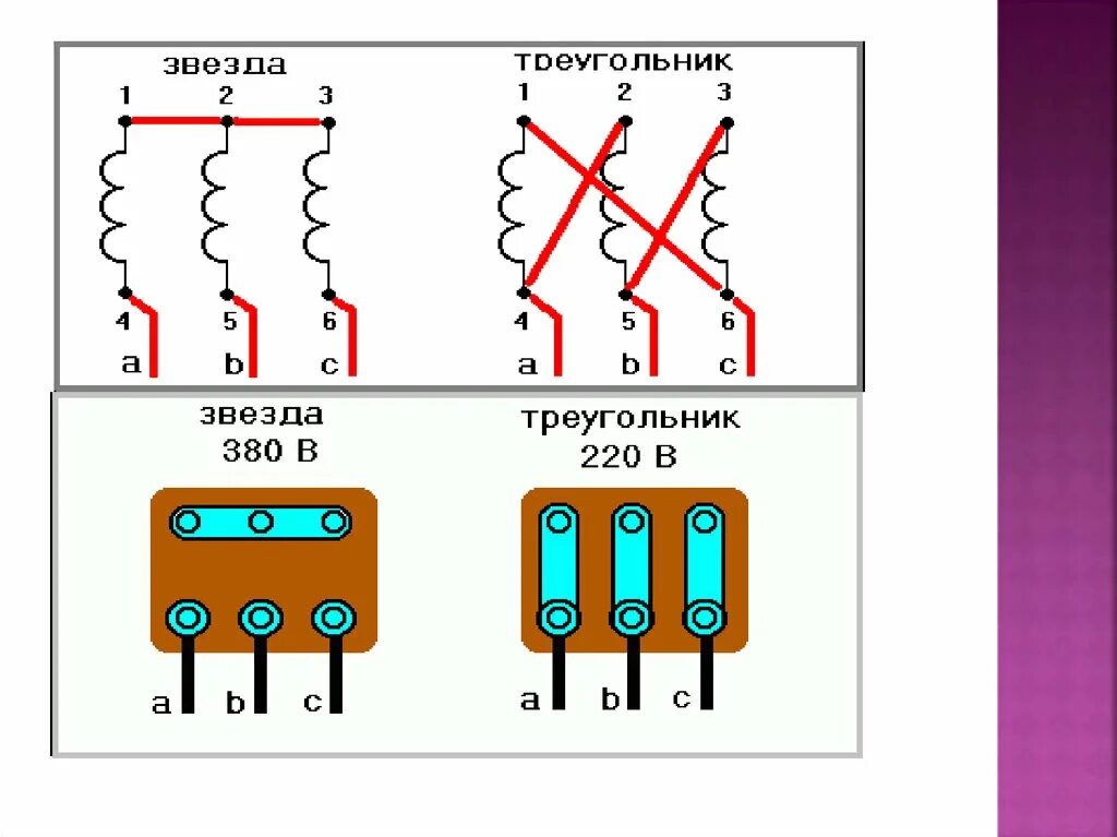 Подключение трехфазного двигателя без конденсатора Как подключаются двигатели: найдено 89 изображений