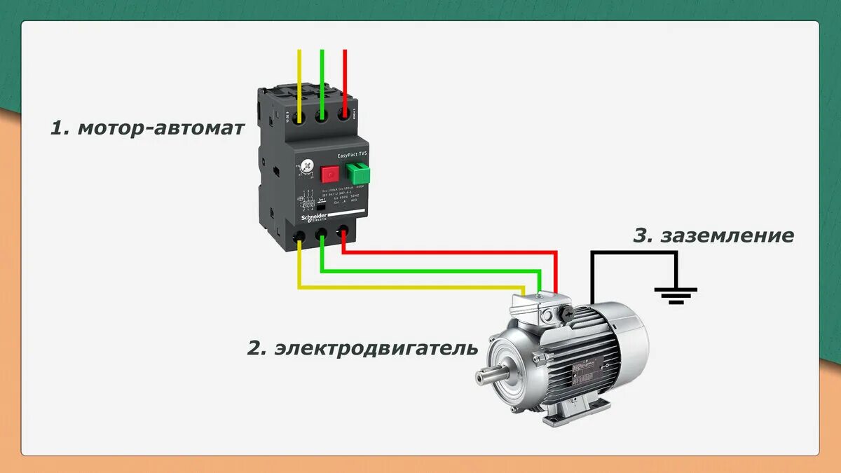 Подключение трехфазного двигателя через автомат Простая и надежная защита электродвигателя. А еще тест. semf1k Дзен