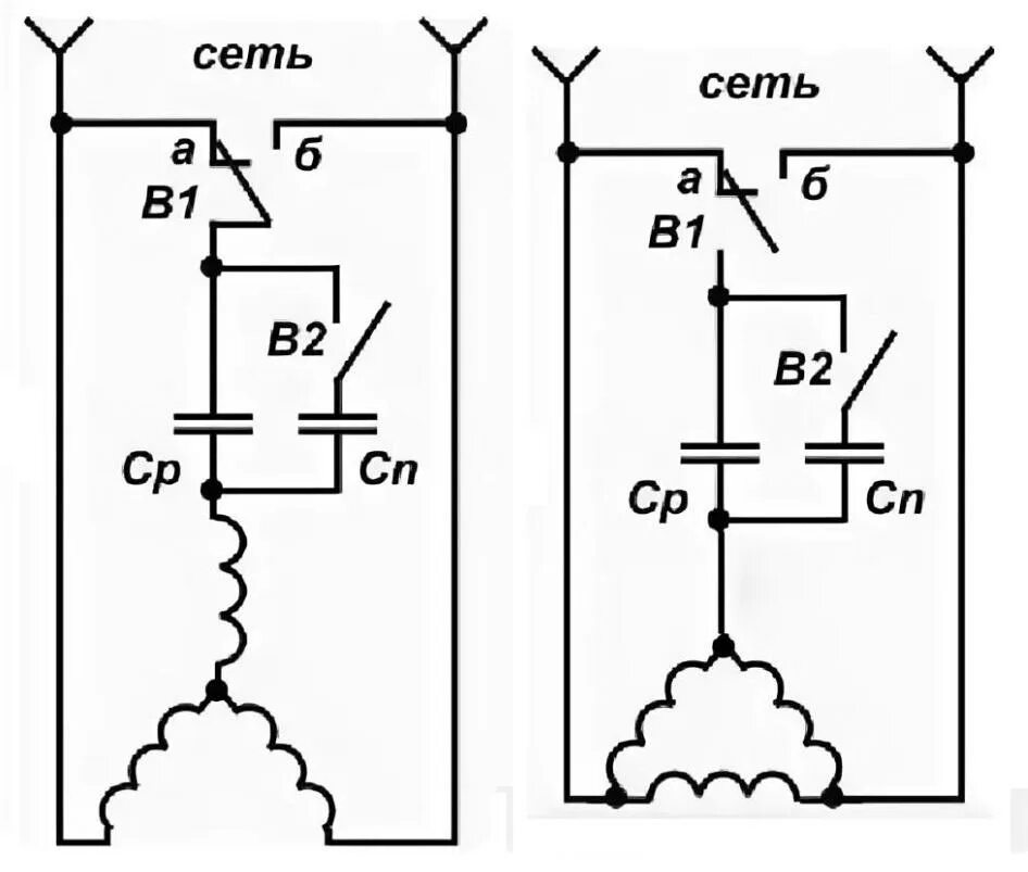 Подключение трехфазного двигателя с пусковым конденсатором Емкость конденсаторов: как рассчитать с помощью онлайн калькулятора