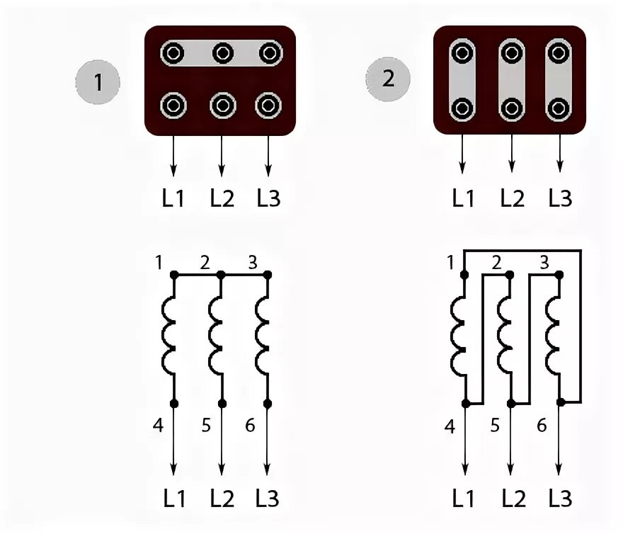 Conexiones para motor 220 y 380 Electrical circuit diagram, Basic electrical wir