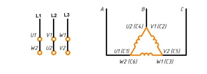 Подключение трехфазного двигателя звездой и треугольником Однофазный частотный преобразователь Danfoss - Статьи - Европейская электротехни