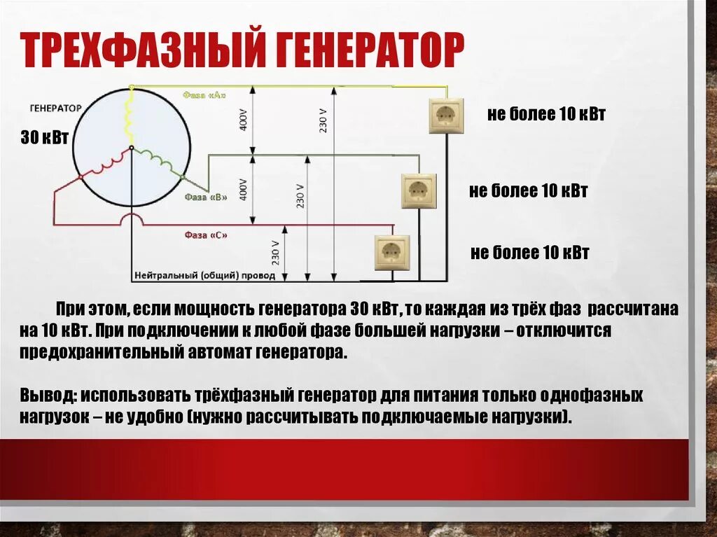 Подключение трехфазного генератора Форум РадиоКот :: Просмотр темы - Аномалия 3-ф. генератора