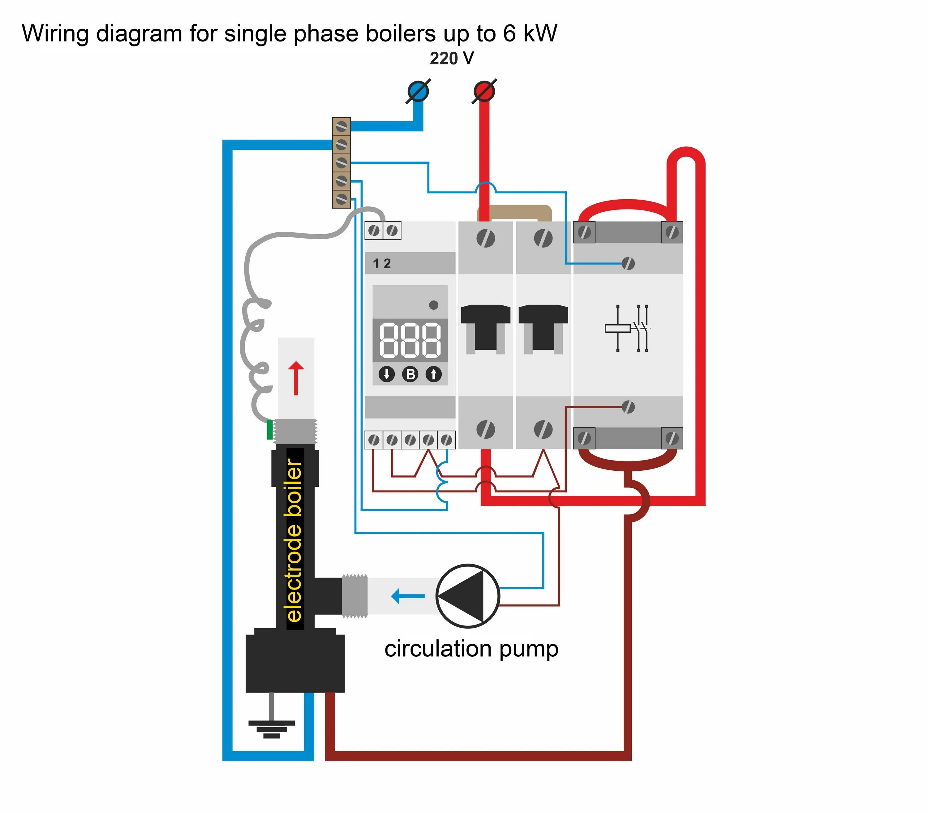 Подключение трехфазного котла отопления к электросети Картинки ЭЛЕКТРИЧЕСКАЯ СХЕМА ПОДКЛЮЧЕНИЯ ЭЛЕКТРОКОТЛА