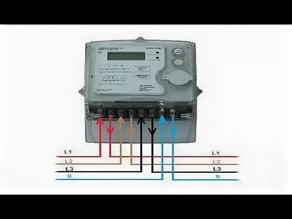 Подключение трехфазного счетчика меркурий 231 Подключение трехфазного счетчика - YouTube