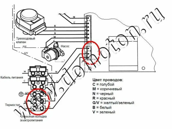 Подключение трехходового клапана baxi luna 3 Zont H-1B GSM контроллер для газовых котлов