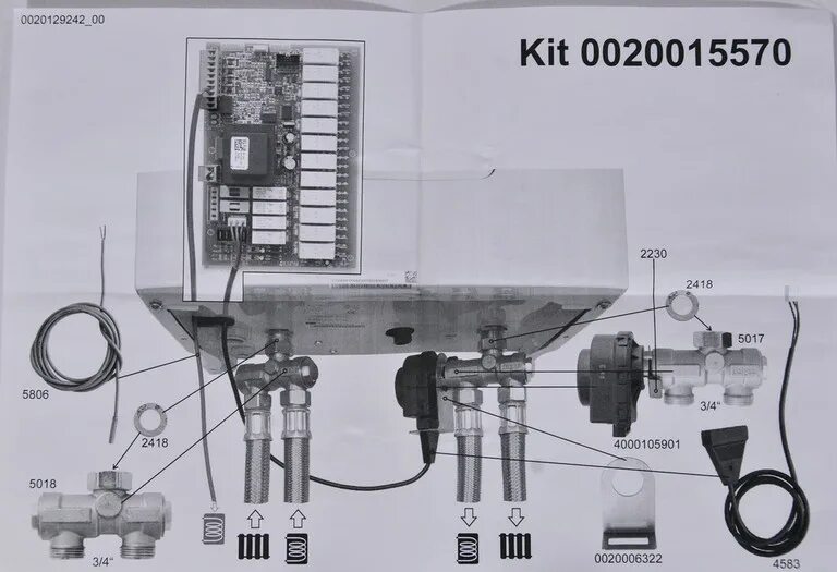 Подключение трехходового клапана к котлу stout Комплект подключения бойлера Protherm FUGAS , 560.00 руб, Автоматика и терморегу