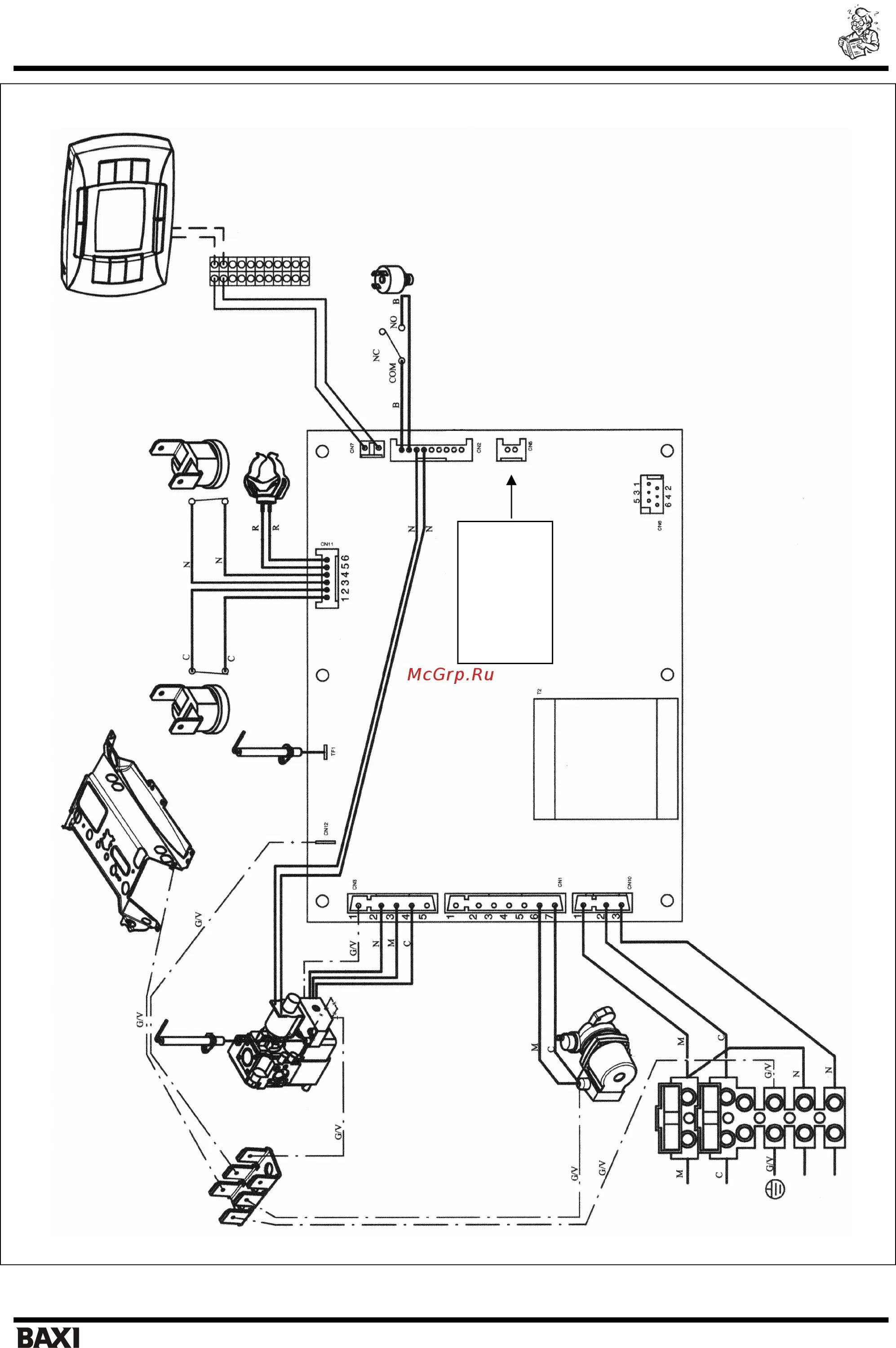 Подключение трехходового клапана луна 3 Baxi LUNA-3 COMFORT 45/48 1 40 i