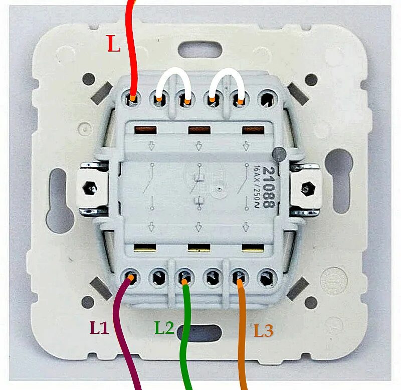 Схема подключения выключателя примеры