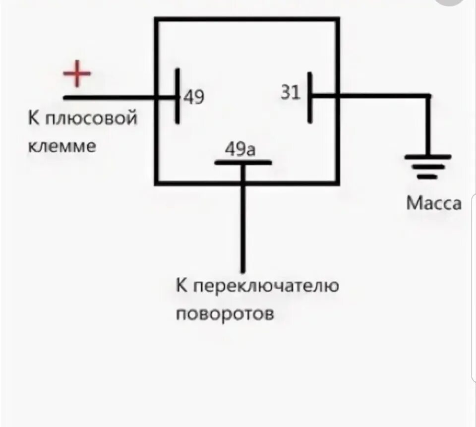 Подключение трехконтактного реле поворотов Переход на 3х контактное реле поворотов - Lada 11113 Ока, 0,7 л, 1999 года наблю