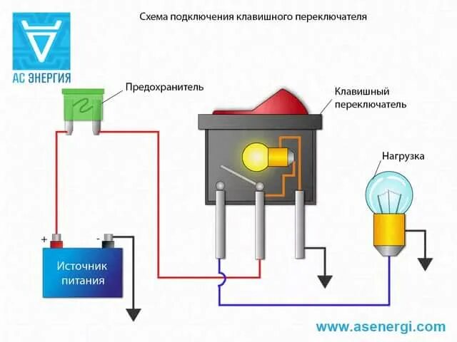 Подключение трехконтактного выключателя Ответы Mail.ru: Как подключить кнопку kcd3?