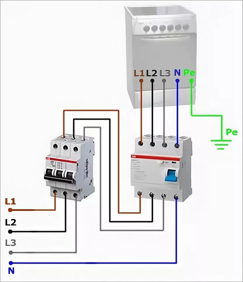 Подключение трехполюсного автомата к однофазной сети Ответы Mail.ru: Друзя, помогите! УЗО в трёх фазной системе