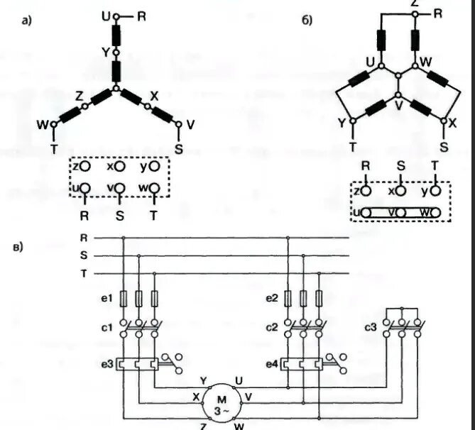 Подключение трехскоростного двигателя Ответы Mail.ru: А как понять что существует только два способа подключения ЭД, з