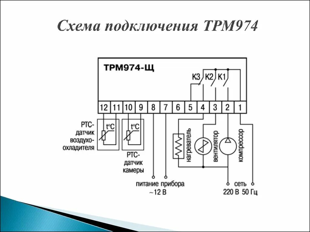 Подключение трм 2 Выпускная квалификационная работа: "Блок управления холодильными машинами типа Т