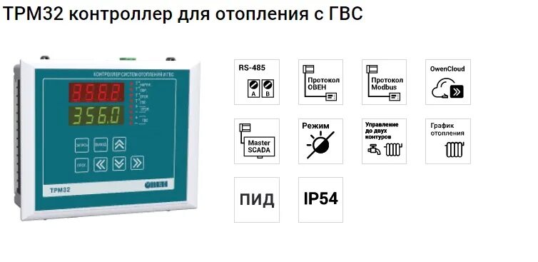 Подключение трм32 щ7 в системе отопления Инструкция по настройке и эксплуатации Овен ТРМ32