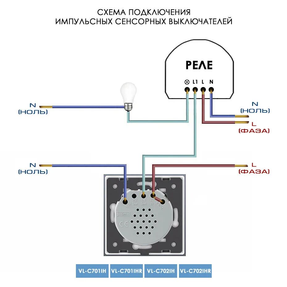 Сенсорный выключатель сам включается HeatProf.ru