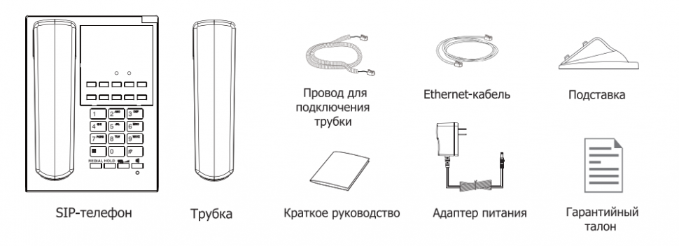 Подключение трубки телефону IP телефон IPmatika PH656NW купить в интернет-магазине VoIPdevice.ru - Москва