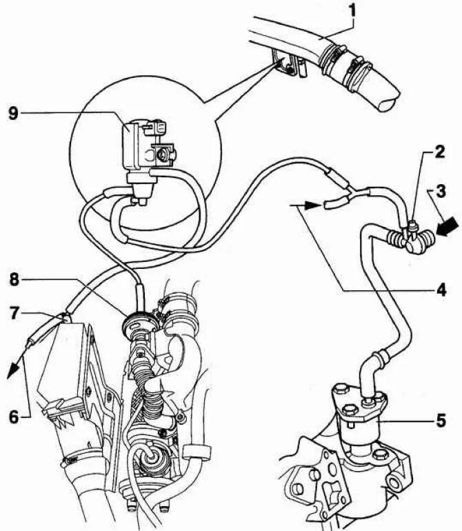 Подключение трубок турбины форд 1 8л Volkswagen Passat 1996-2005: Diesel fuel system device (Power unit / Fuel system