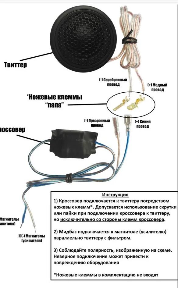 Подключение твитера через конденсатор схема подключения Замена акустики. Установка задних динамиков. - Skoda Octavia A7 Mk3, 1,6 л, 2019