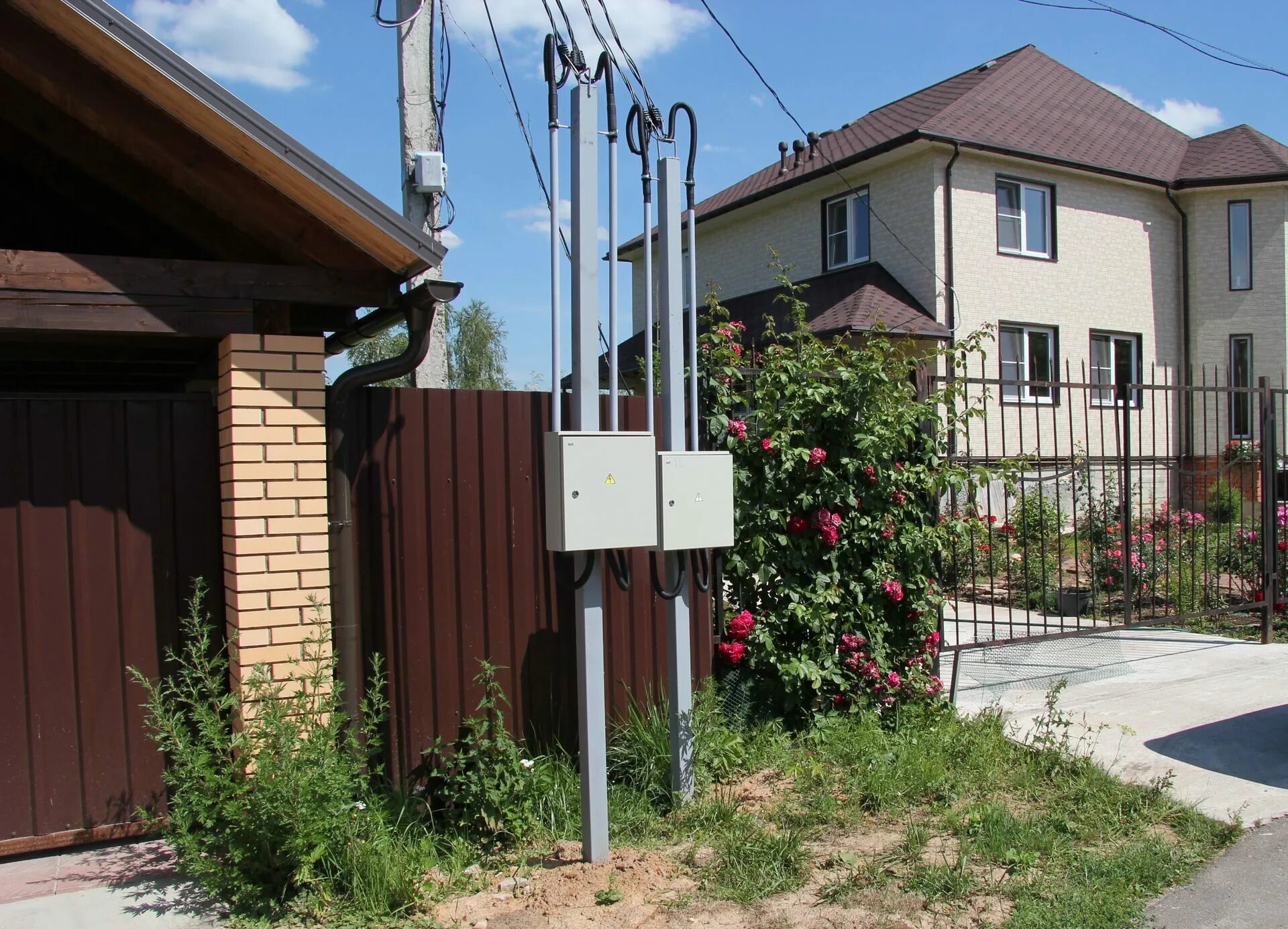 Подключение участка дома электросети Помогли военному хирургу