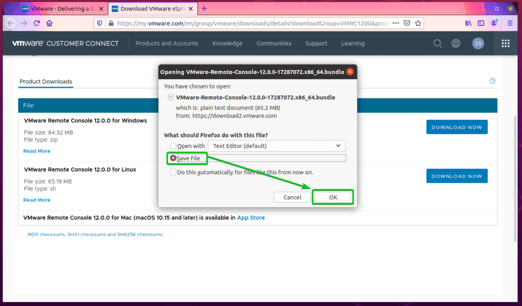 Подключение удаленной консоли How to Install VMRC (VMware Remote Console) on Linux DevsDay.ru