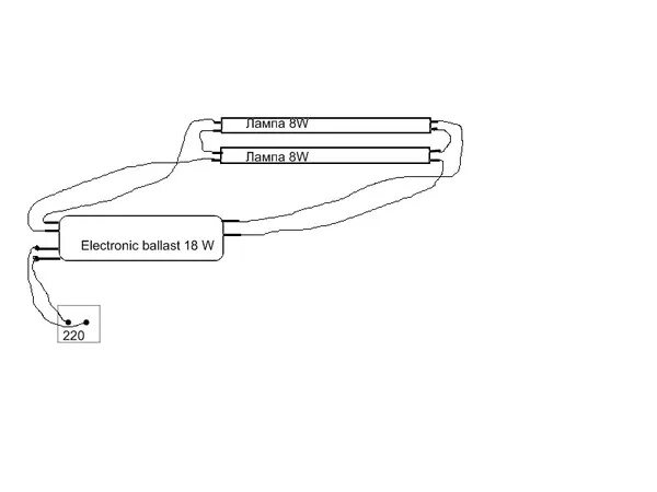 Подключение уф лампы 30 ватт схема Ответы Mail.ru: Как подключить 2 уф лампы к источнику тока?