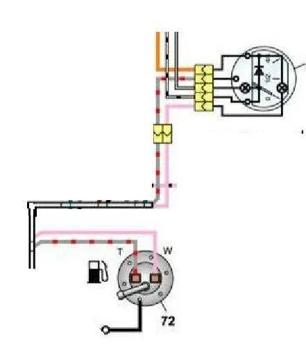 Подключение указателя топлива ваз Подключение датчика топлива ваз 2106 схема подключения проводов