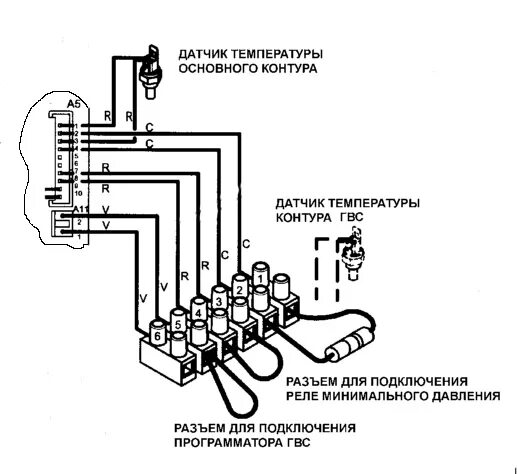 Подключение уличного датчика к котлу бакси Картинки ПОДКЛЮЧЕНИЕ КОТЛОВ БАКСИ СЛИМ