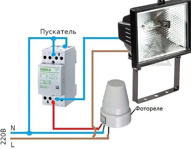 Подключение уличного освещения через фотореле Фотореле для уличного освещения