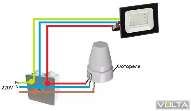 Подключение уличного освещения через фотореле Ответы Mail.ru: Как подключить фотореле?
