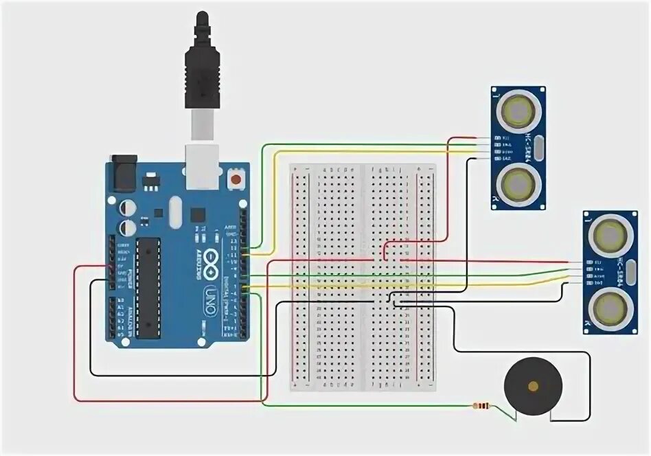 Подключение ультразвукового датчика Схема подключения ультразвукового датчика к ардуино 97 фото Images and Photos fi