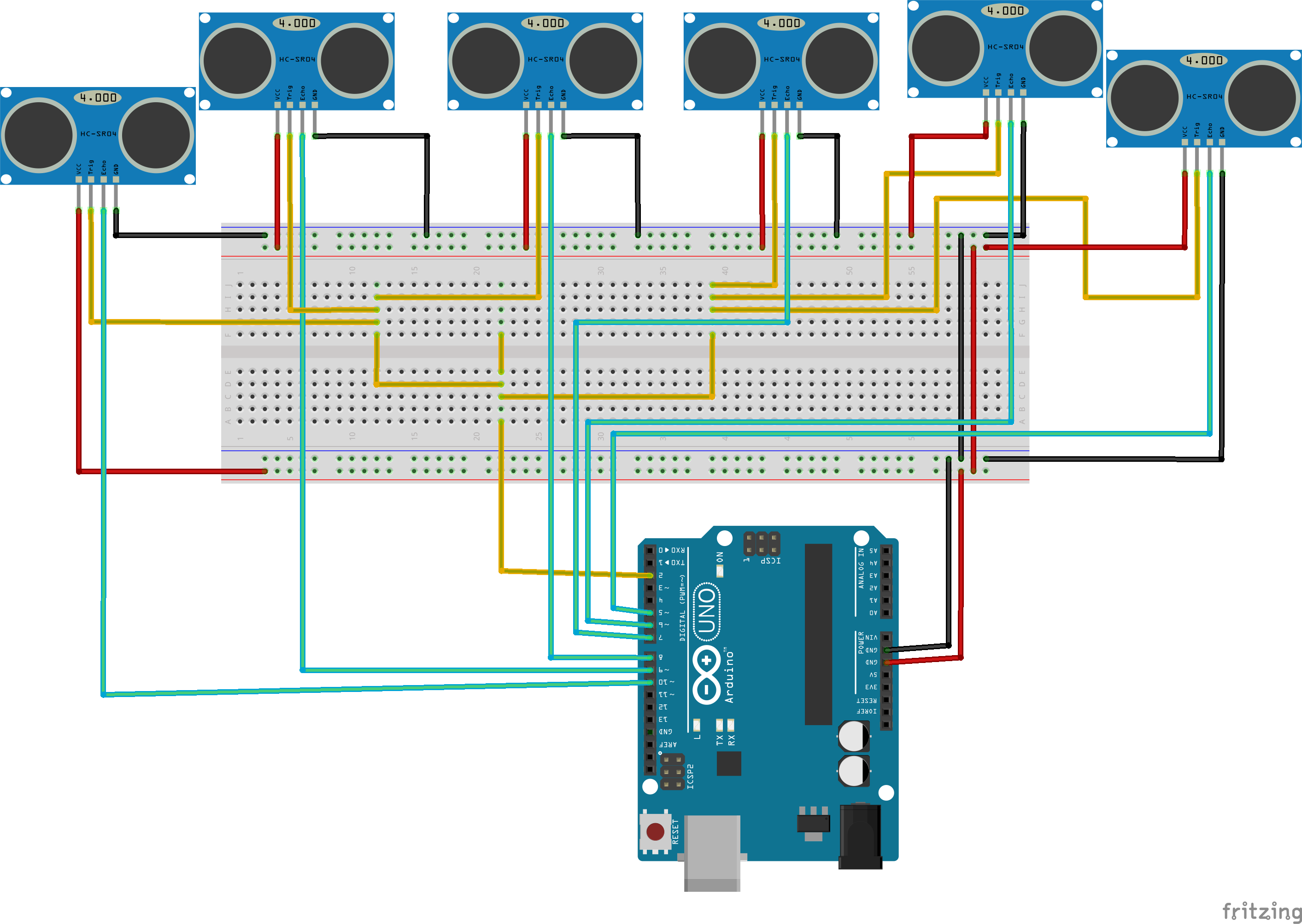 Подключение ультразвукового датчика hc sr04 к ардуино Manage multiple HC SR04 sensors using Arduino UNO's Timer1 to build a radar - Ro