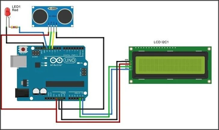 Подключение ультразвукового датчика hc sr04 к ардуино HC-SR04 - ультразвуковой датчик, схема подключения к Arduino