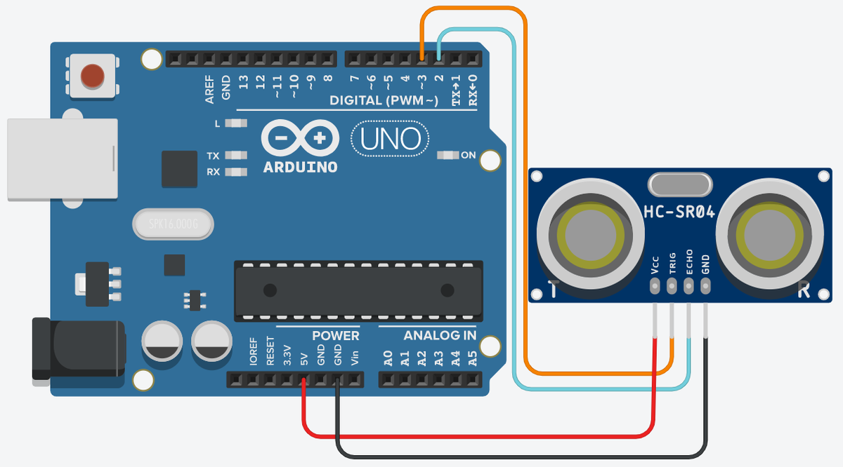 Подключение ультразвукового датчика hc sr04 к ардуино Как работать с ультразвуковым дальномером? Stepan.Burmistrov Дзен