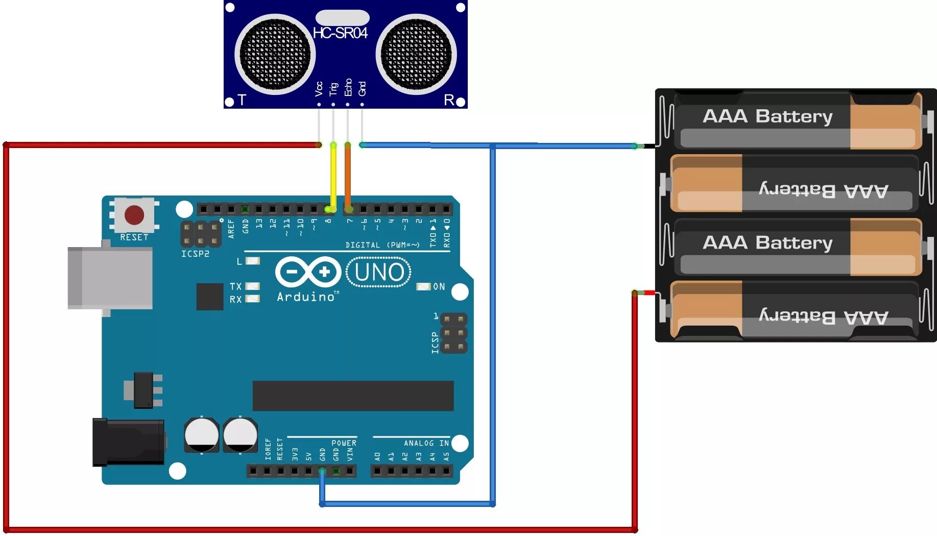 Подключение ультразвукового датчика hc sr04 к ардуино Arduino. Ультразвуковой датчик HC-SR04 - Клёвый код