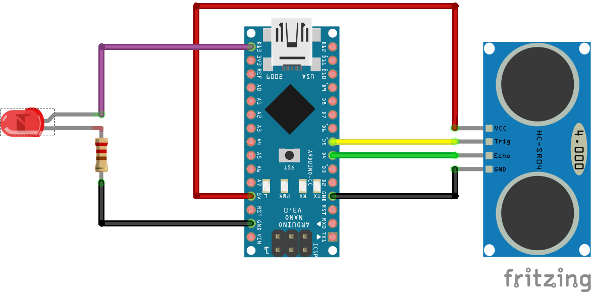 Подключение ультразвукового датчика hc sr04 к ардуино Ультразвуковой дальномер своими руками на базе ардуино: детали, программирование